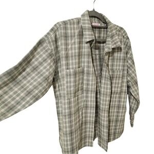 Pink Lady Flannel Sage Green, Tan, Cream Medium